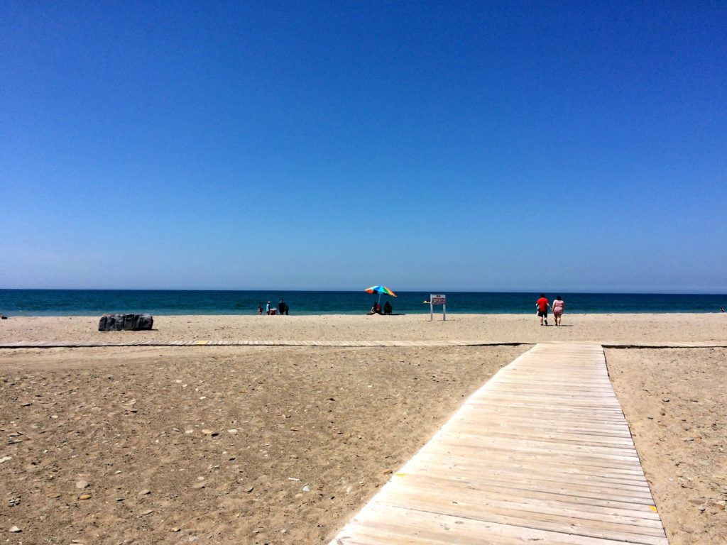 Boardwalk down to the beach