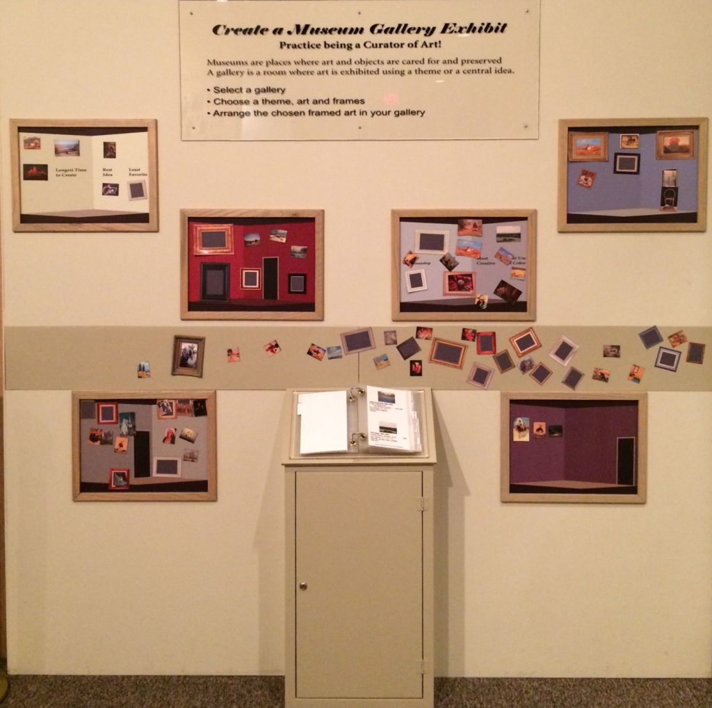 Create a gallery exhibit - but no photography of the artwork