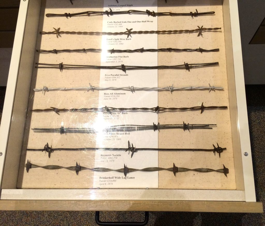 Drawer full of barbed wire