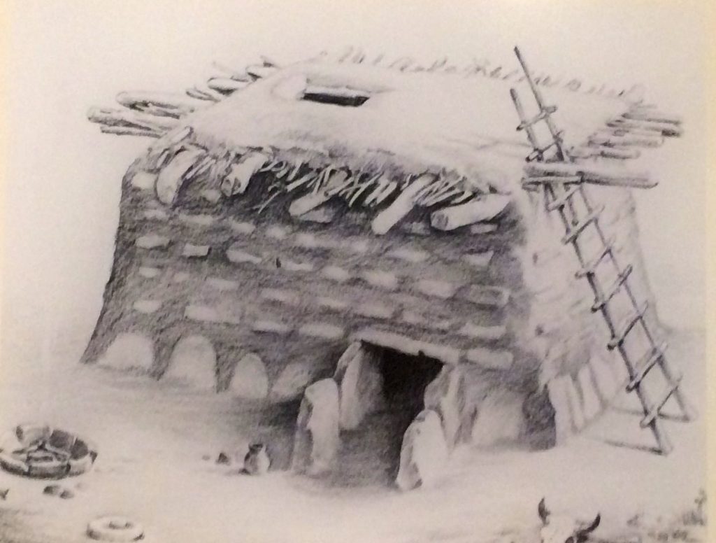 Drawing of Antelope Creek house