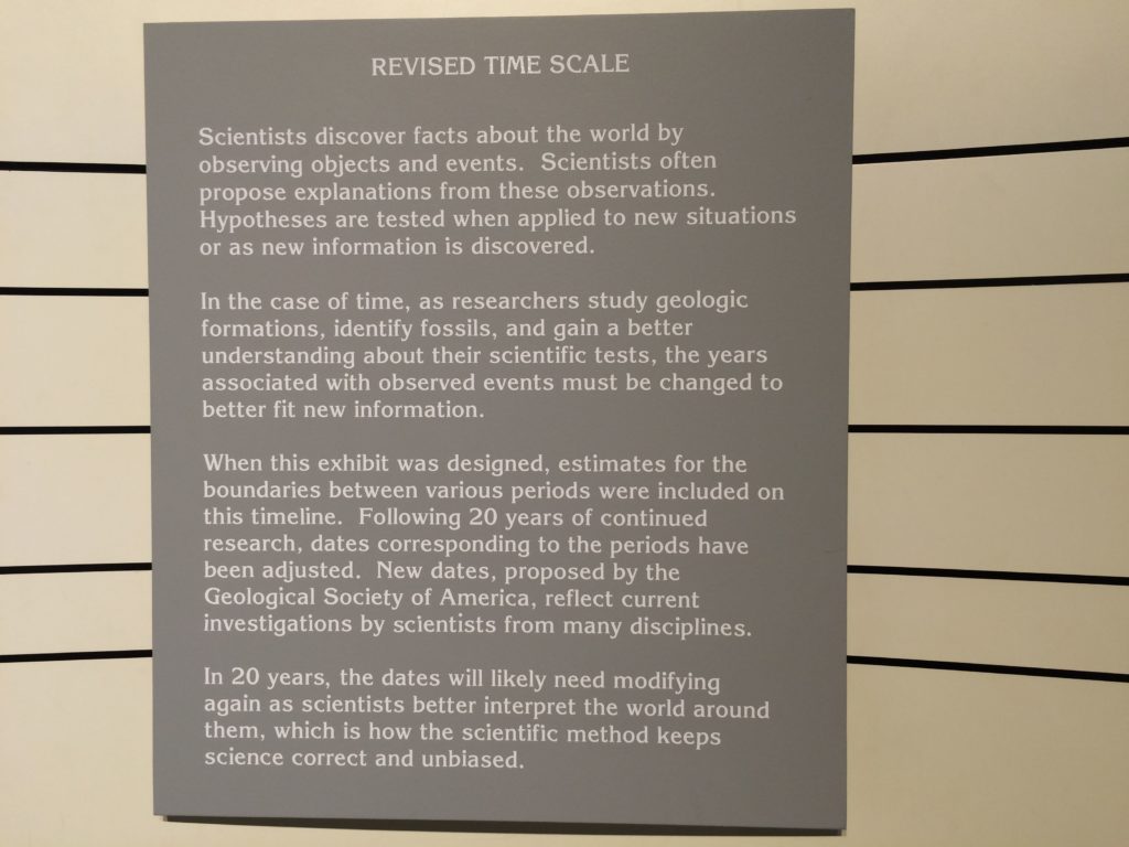 INfo about the time scale