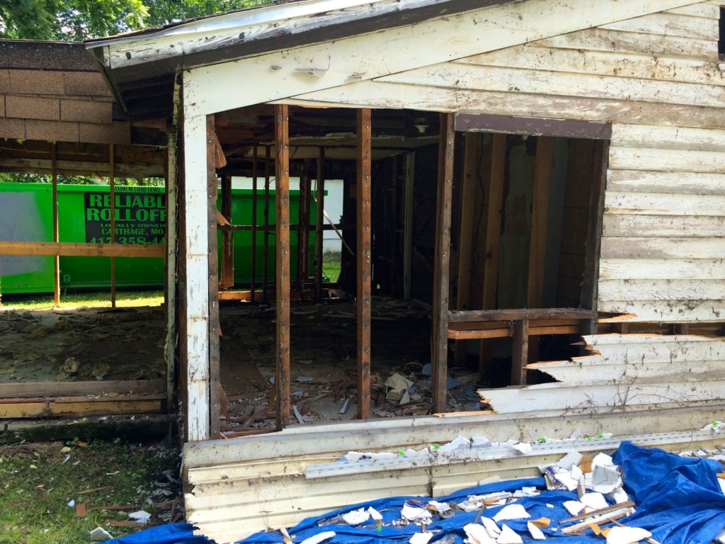 Looking through the back addition