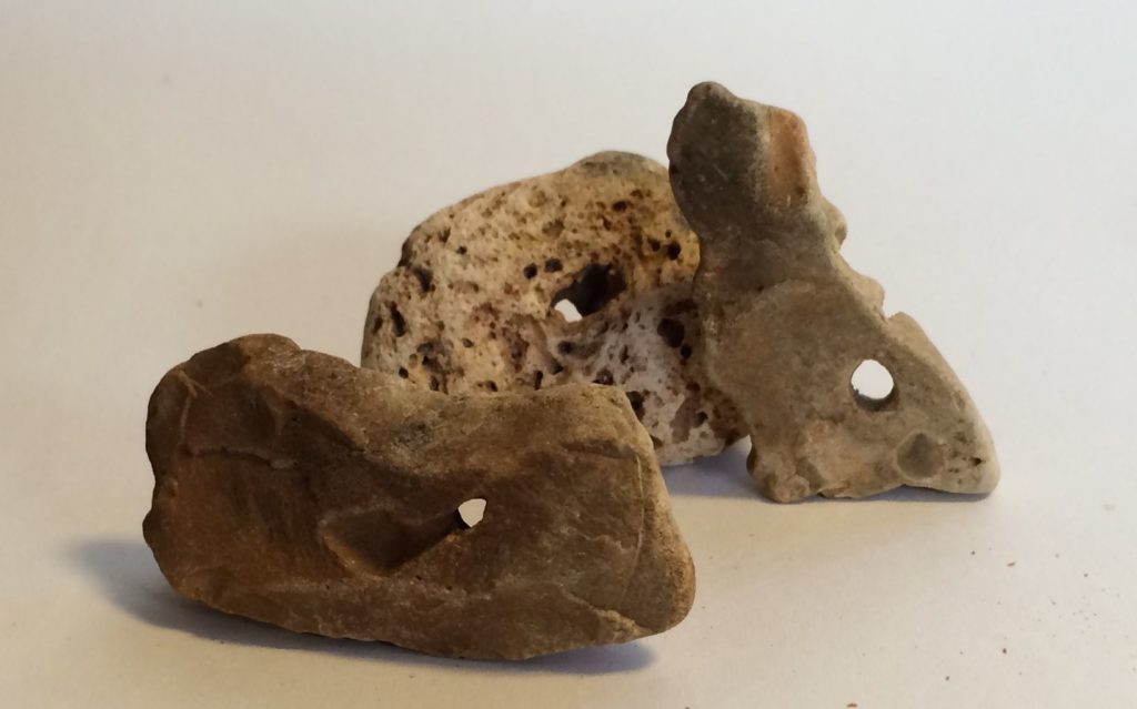 Rocks with holes