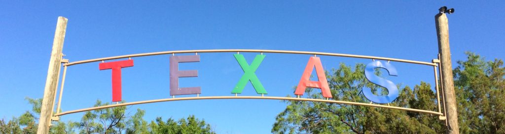 TEXAS sign