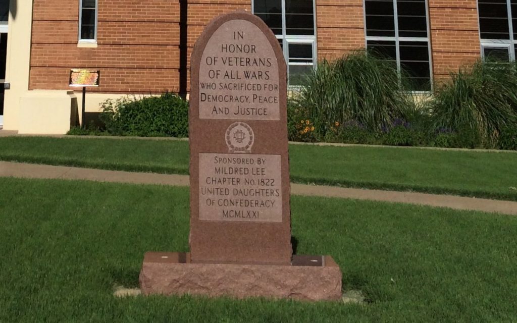 Veterans memorials daughters of the confederacy