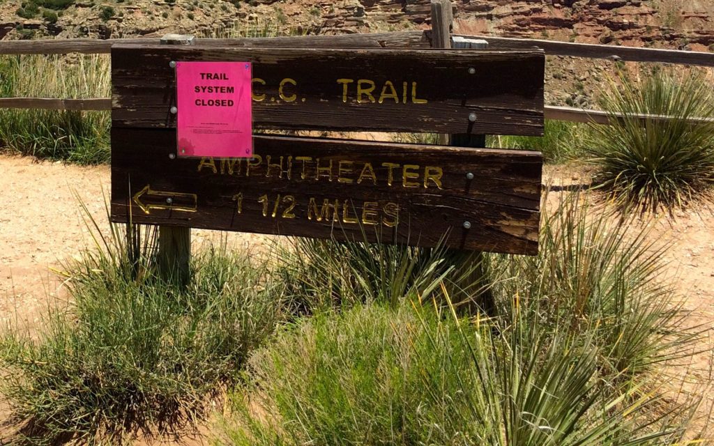 trail system closed