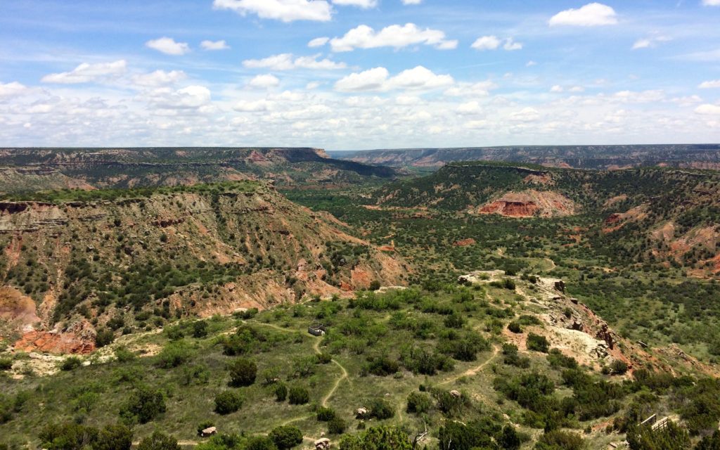 view into canyon from first overlook