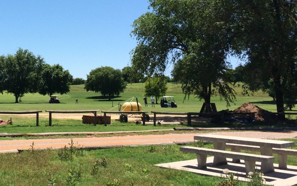 view of the golf course