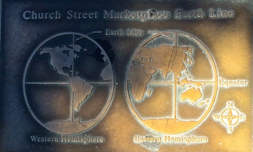 Church Street market Place Earth Line plaque