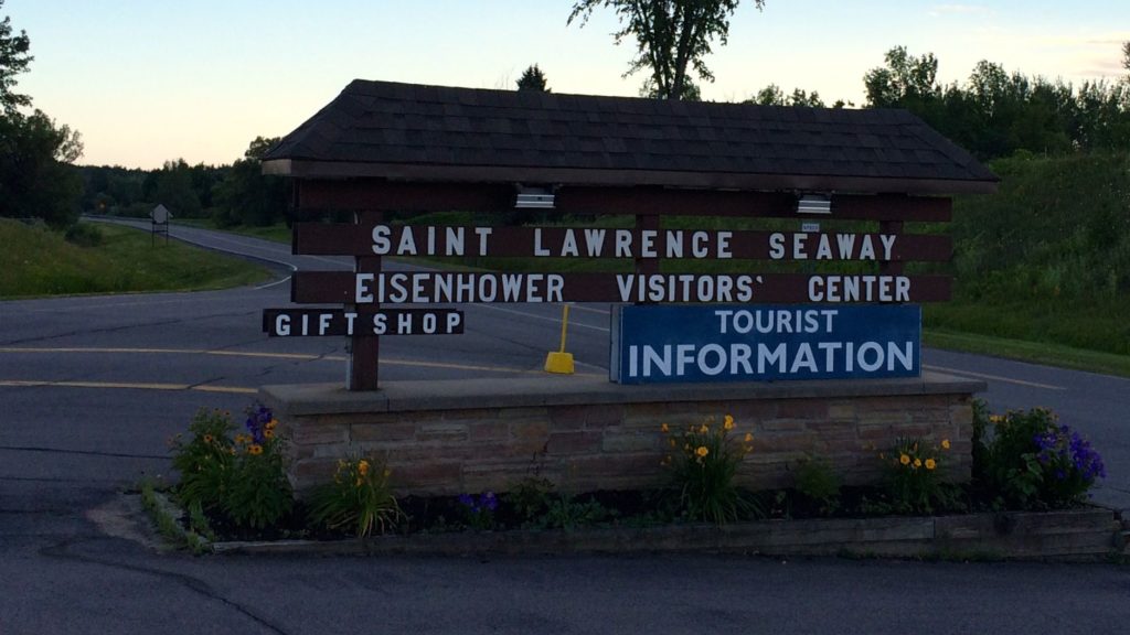 Eisenhower visitor center sign