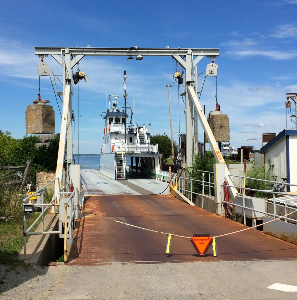 Ferry at the dock