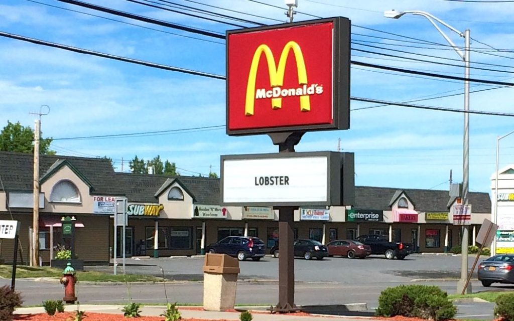 Lobster at McD