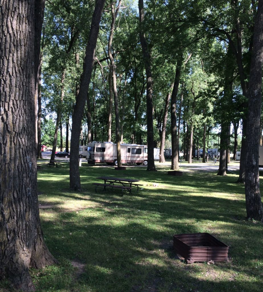 Ottumwa City Park view from my door