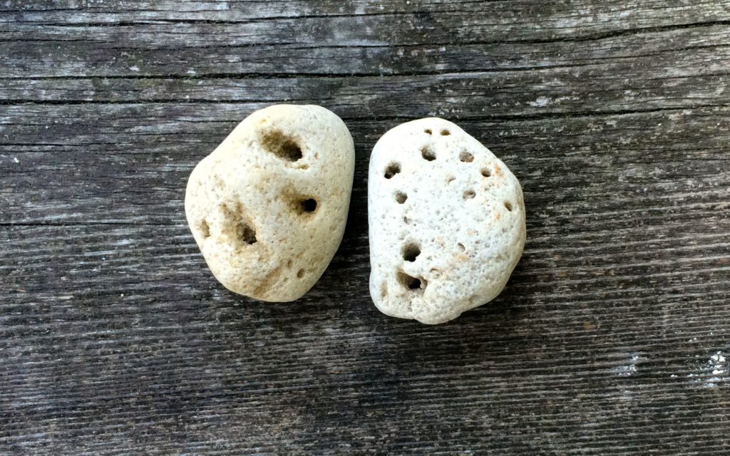 Rocks with holes