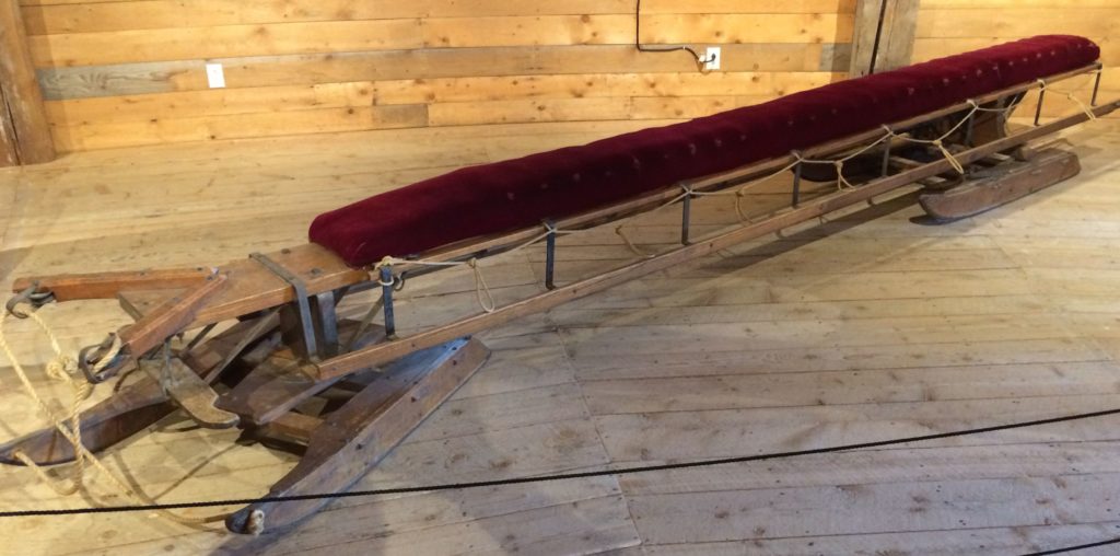 Traverse - kind of like a tobaggan