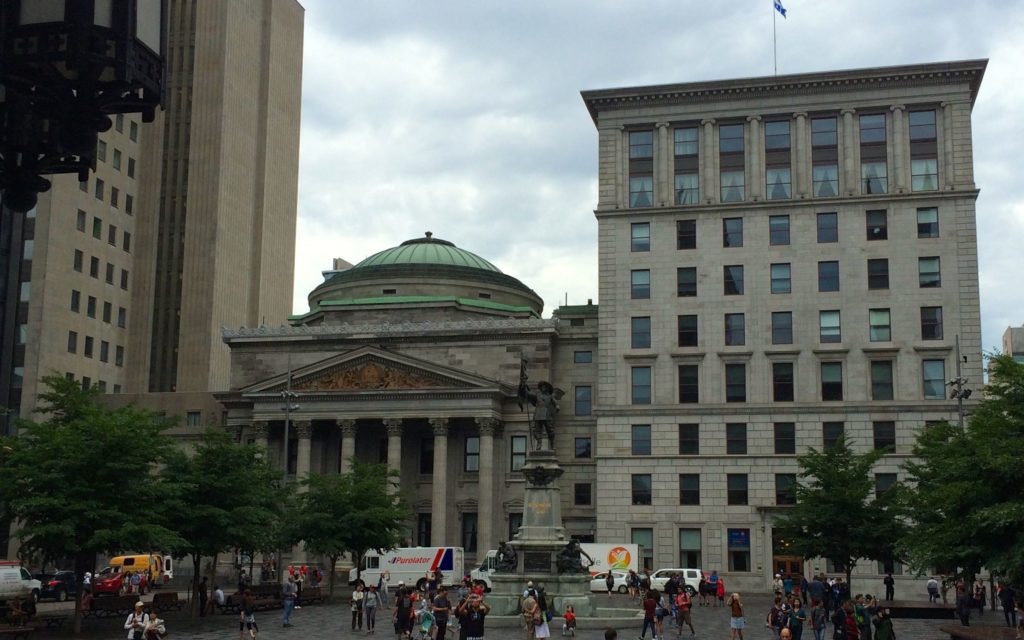 opposite the cathedral