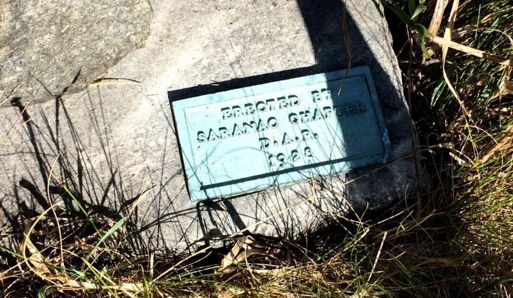 plaque ob banedict arnold's monument