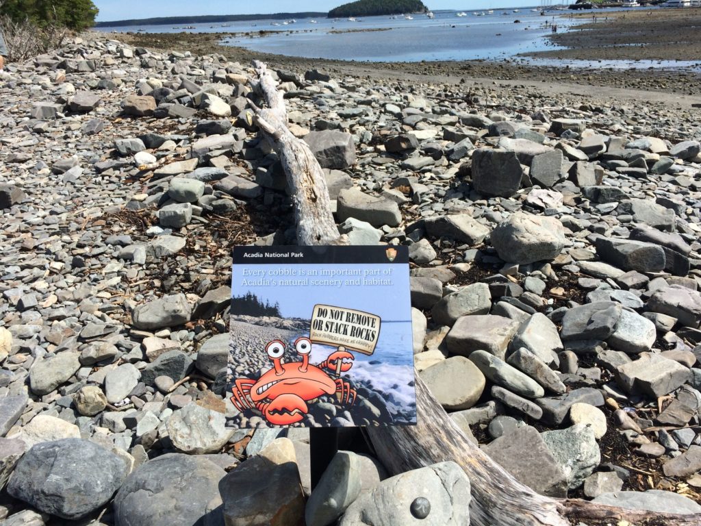do-not-remove-or-stack-rocks-with-crab-sign