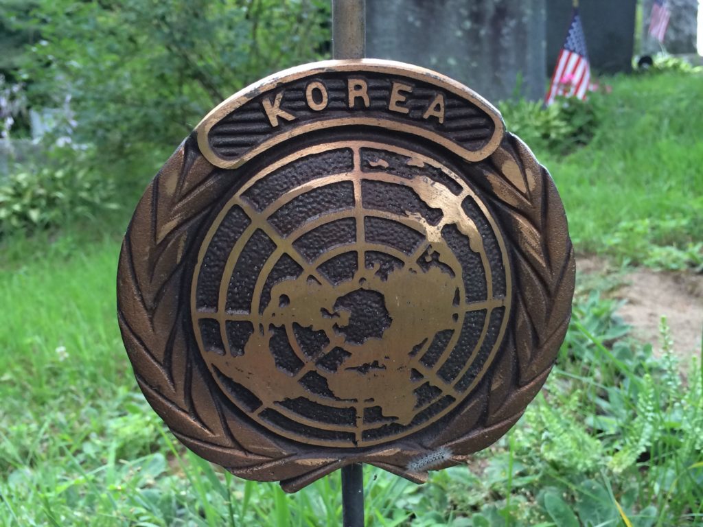 Korea flag holder