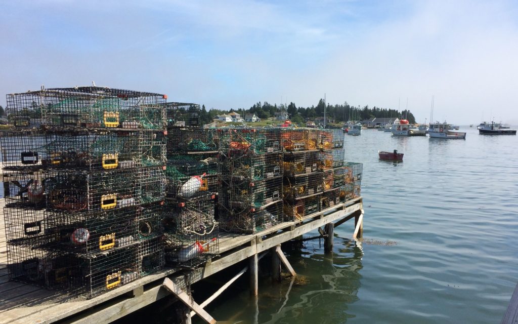 lobster-pots-on-the-wharf-in-corea